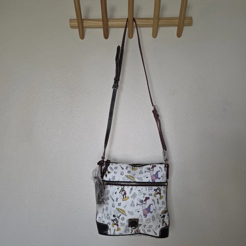 Disney Dooney & Bourke 2018 Epcot Food & Wine Crossbody Bag NWT Mickey Figment
